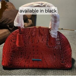 NEW!! CROCODILE PATTERN TOP HANDLE SATCHEL BAG- RED